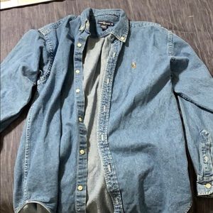 Ralph Lauren denim button down polo